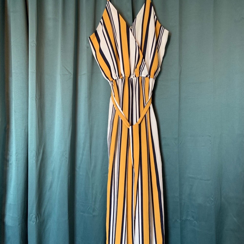 Stripped Jumpsuit